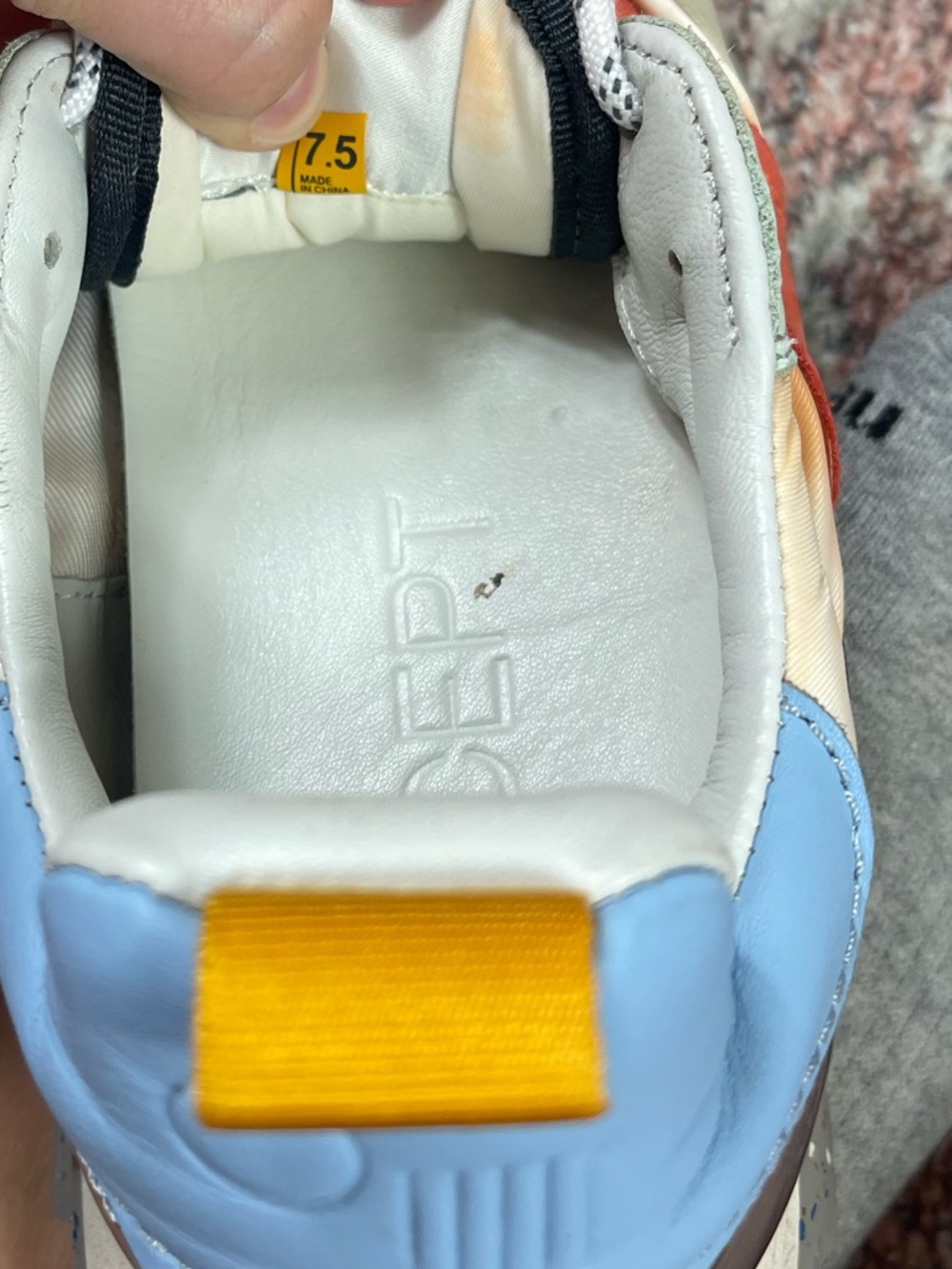 Oncept Osaka Elite Trainer Sneakers in Solar Size 7.5 - Picture 9 of 9